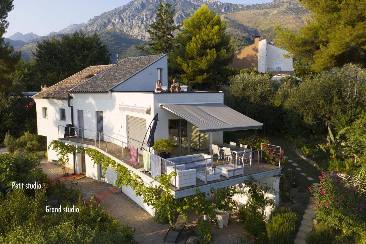 456 Chemin De La Pinede Apartman Menton Kültér fotó